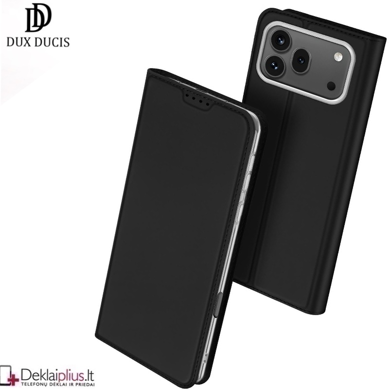 Dux Ducis Skin Pro dirbtinės odos dėklas - juodas (Huawei Honor 600/Honor 600 Pro) Dux Ducis Skin Pro dirbtinės odos dėklas - juodas (Huawei Honor 600/Honor 600 Pro)